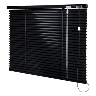Cortina - Persiana Horizontal PRETA Alumínio - Amorim PRIMEIRA LINHA
