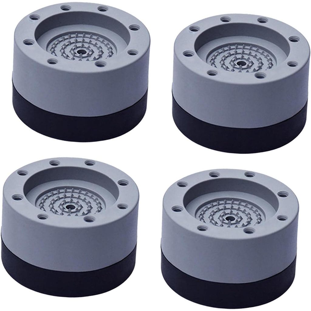 kit 4 Pés para Máquina Lavar secar Anti Vibração