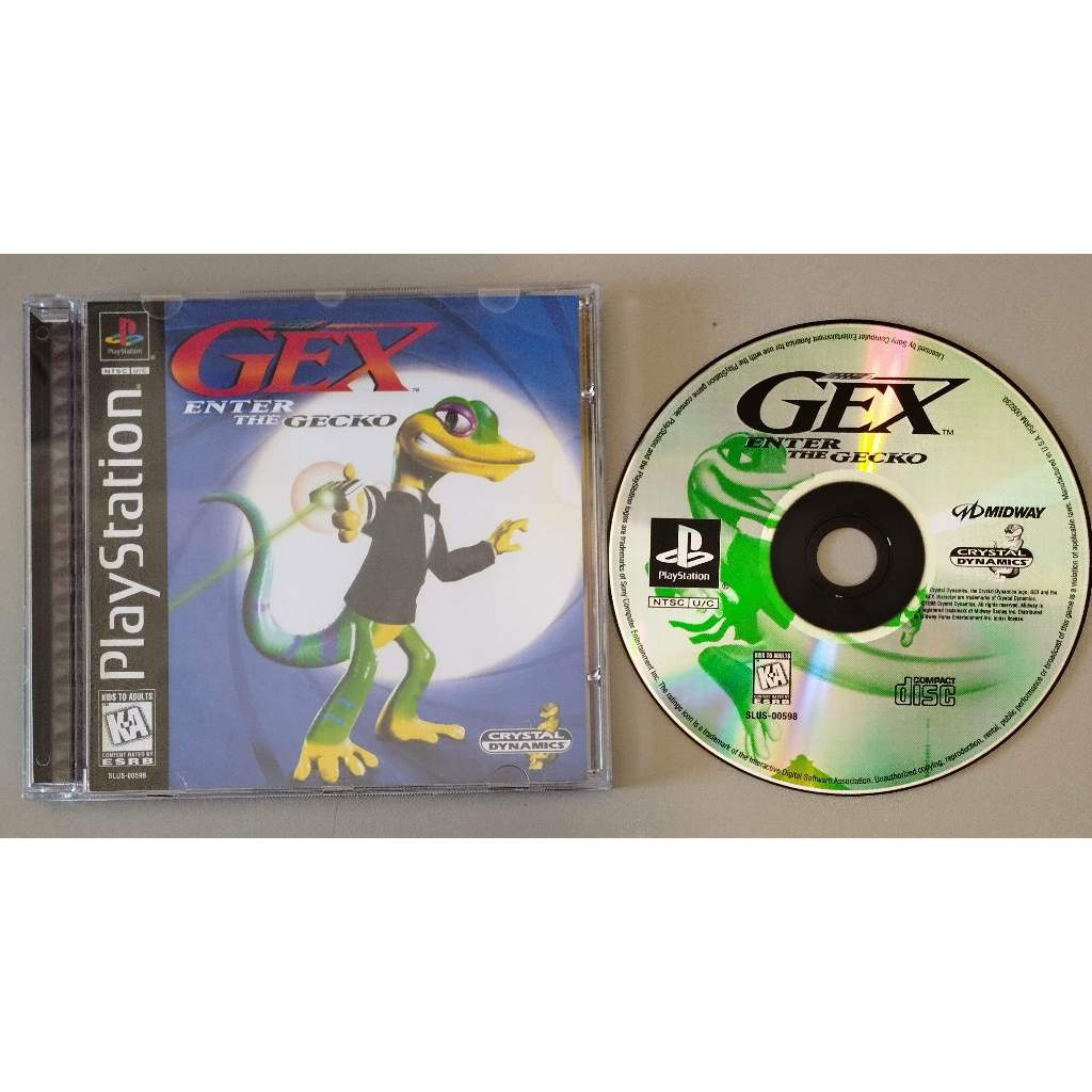 PS1 - Gex Enter the Gecko (mídia preta) | Shopee Brasil