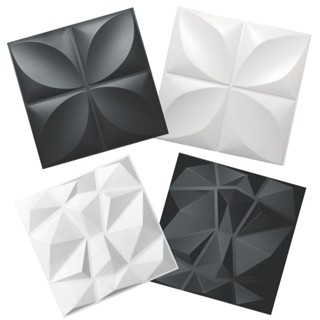 kit 50 Placas PVC 3d Revestimento De Parede Decorativa 25 cm