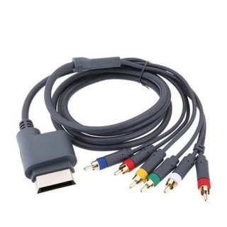 Cabo Componente Xbox 360 HD 6 vias mais resolução para seu console