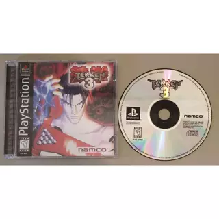 PS1 - TEKKEN 3 - MÍDIA PRETA