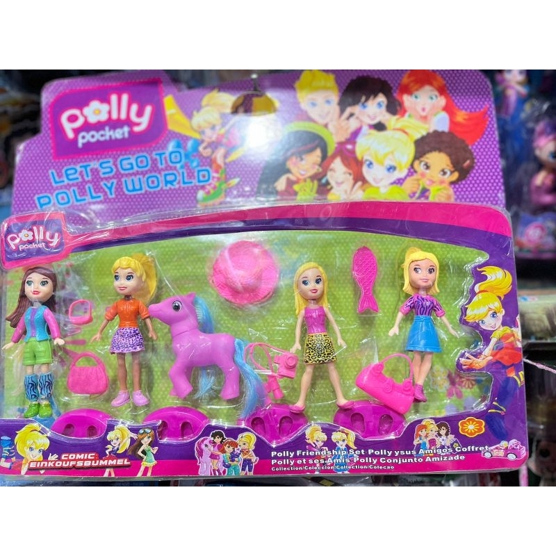 Conjunto e Mini Boneca - Polly Pocket - Lila e Coelhinha - Mattel