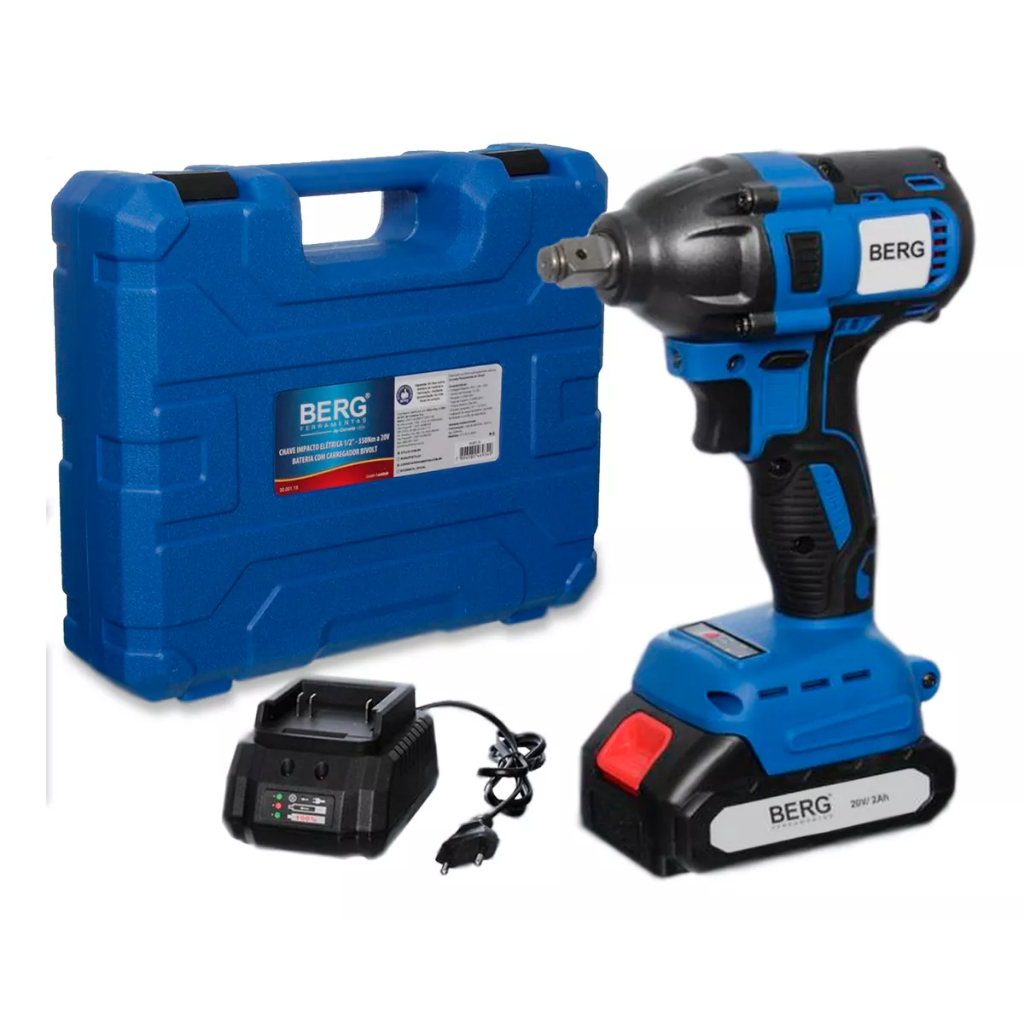 Chave De Impacto Bateria 38v Brushless ProfissionaL 1/2Pol - Nakan