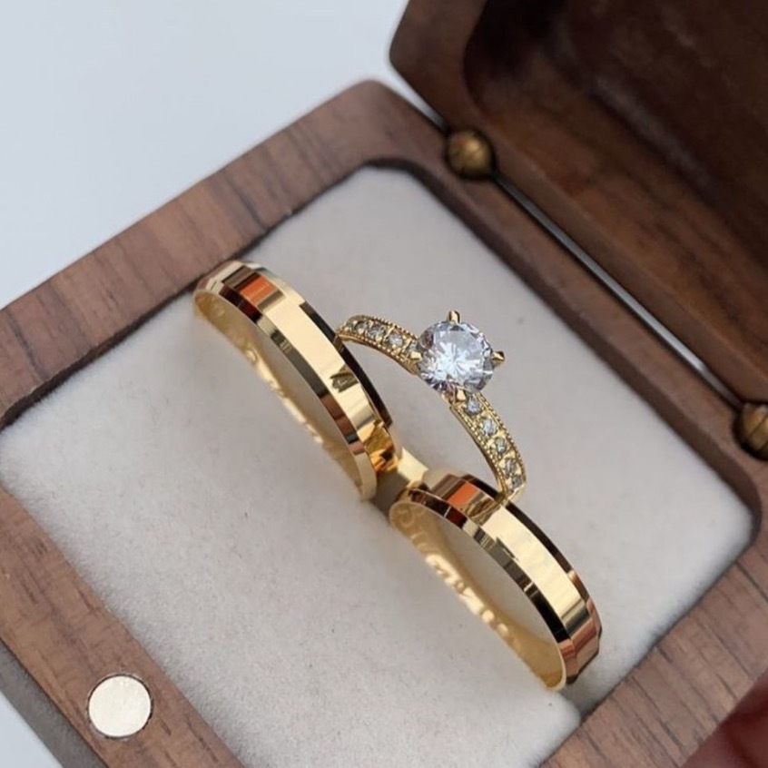Par De Aliança Casamento Para Noivado Chanfrada Fina 6mm