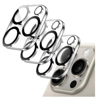 Película Lentes Câmeras Para iPhone 15, 15 Plus, 15 Pro, 15 Pro Max Proteção Total Vidro Temperado