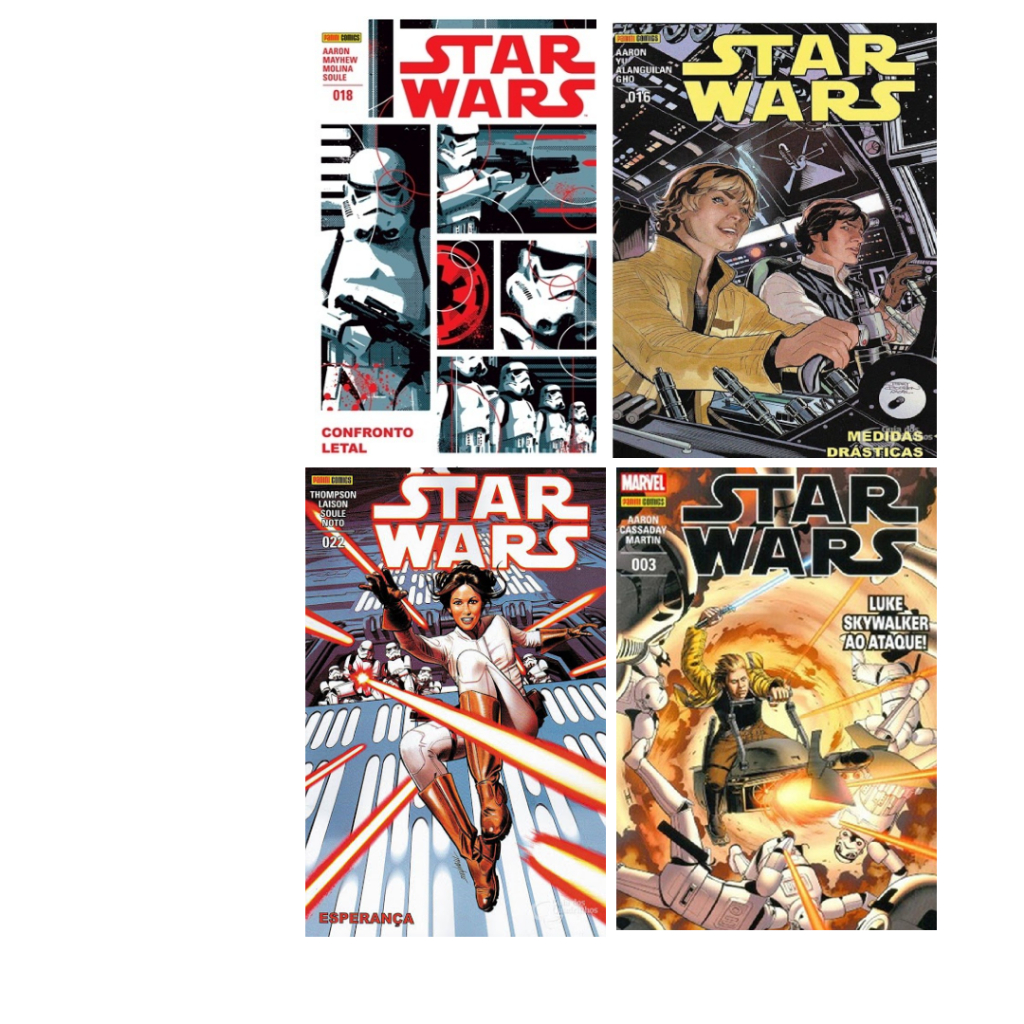 Kit HQs Star Wars 4 volumes