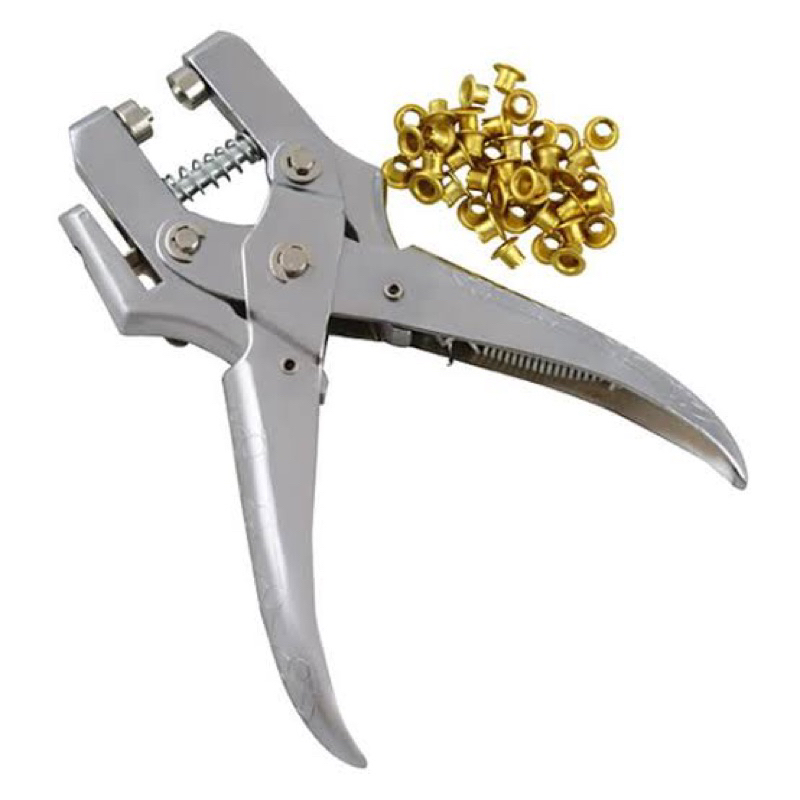 Alicate para furar e aplicar Ilhós PROFISSIONAL (Lanmax)