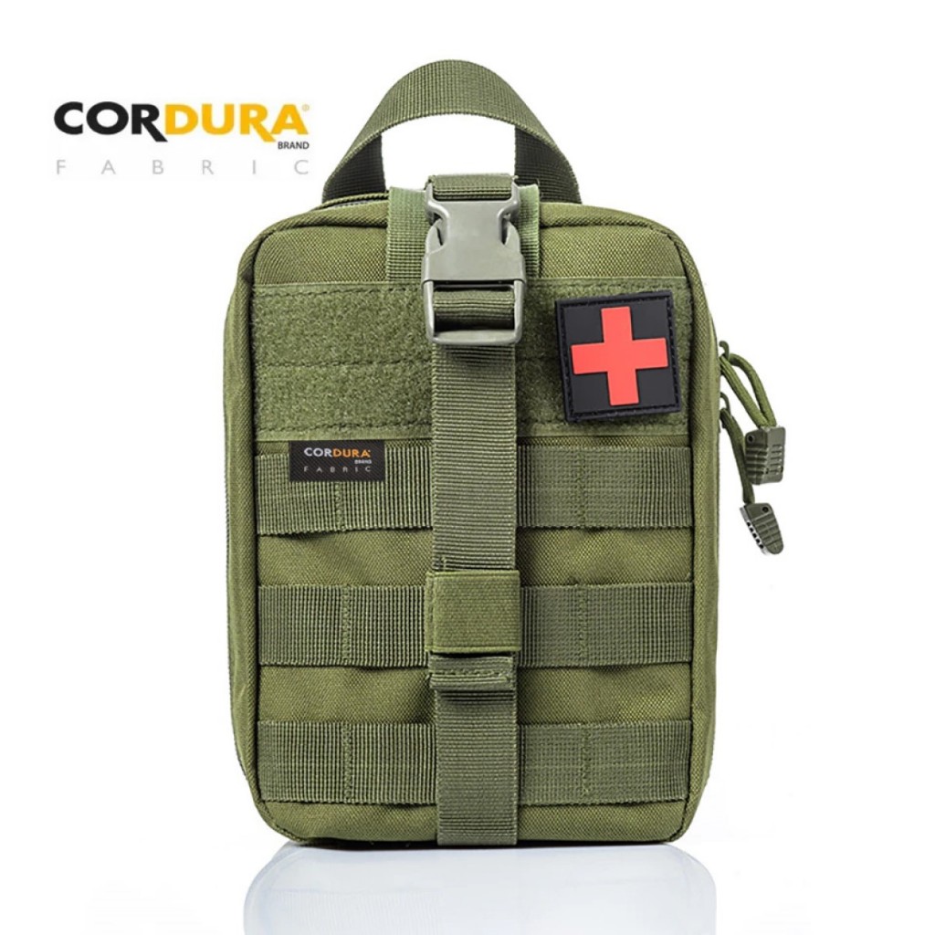 Bolsa Ifak Primeiros SocorrosModular Aph Tatico Verde Cordura