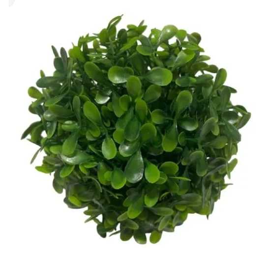 BUCHINHO ARTIFICIAL 13 CM VERDE CLARO BOLA GRAMA TOPIARA