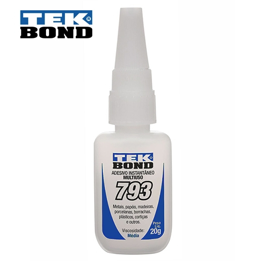 Cola Instantânea Tek Bond 793 20g Multiuso Ultra Forte