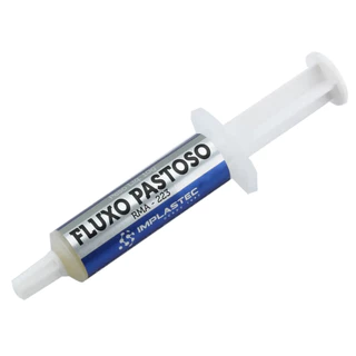 Pasta Fluxo De Solda Pastoso Solda Implastec Seringa 10g Rma-223