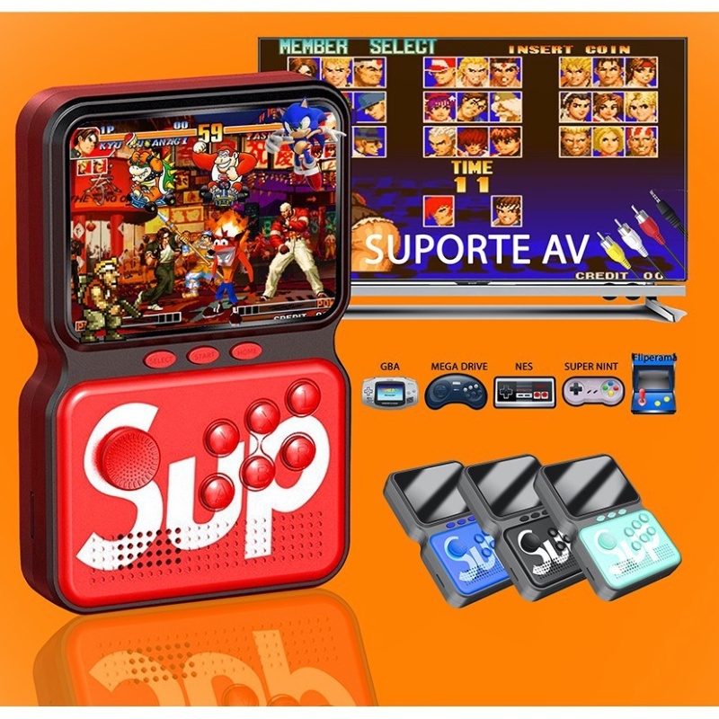 Vídeo Game Portátil 10000 Jogos Internos Mini Game Gba 8 Bits Mp3 Mp5 Tela  4,3 Pol, Console de Videogame Tm Usado 68548841