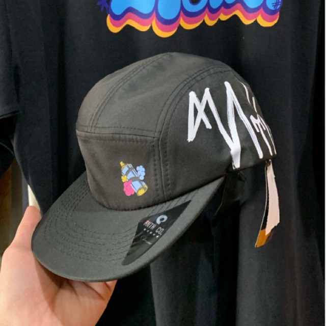 Boné Masculino Five Panel Aba Reta Modelo Aberto Strapback Fitao