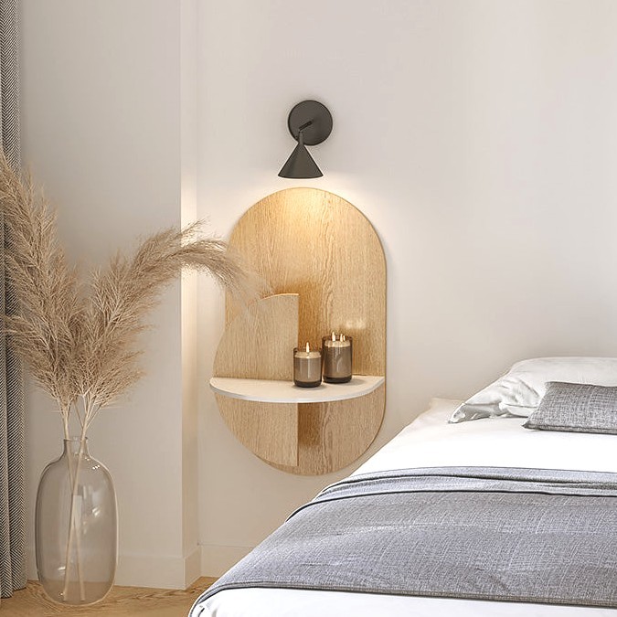 Mesa de cabeceira Criado mudo Quarto Decoração Casa Sleep lua