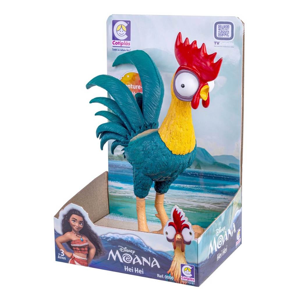 Boneca Moana C/ Porquinho Pua 33 Cm De Vinil Articulada