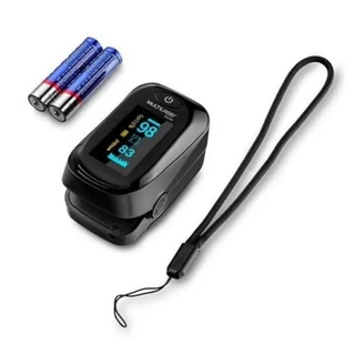 Oxímetro de pulso para dedo Multilaser HC261 preto em Oferta na Shopee