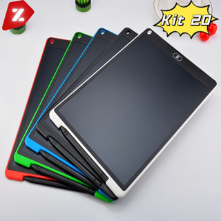 Kit 20 Lousa Mágica Tela Lcd Tablet Infantil De Escrever E Desenhar 8.5 Polegadas