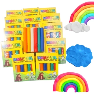 Kit 5 Massinha de Modelar p/ Kit Festa Lembrancinha Infantil