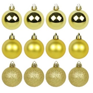 Prextex Enfeites de bola de Natal para decorações de Natal (rosa) 36 pcs  Árvore de Natal Shatterproof Ornamentos com laço suspenso para férias,  grinalda e decorações de festa (Combo de 6 estilos