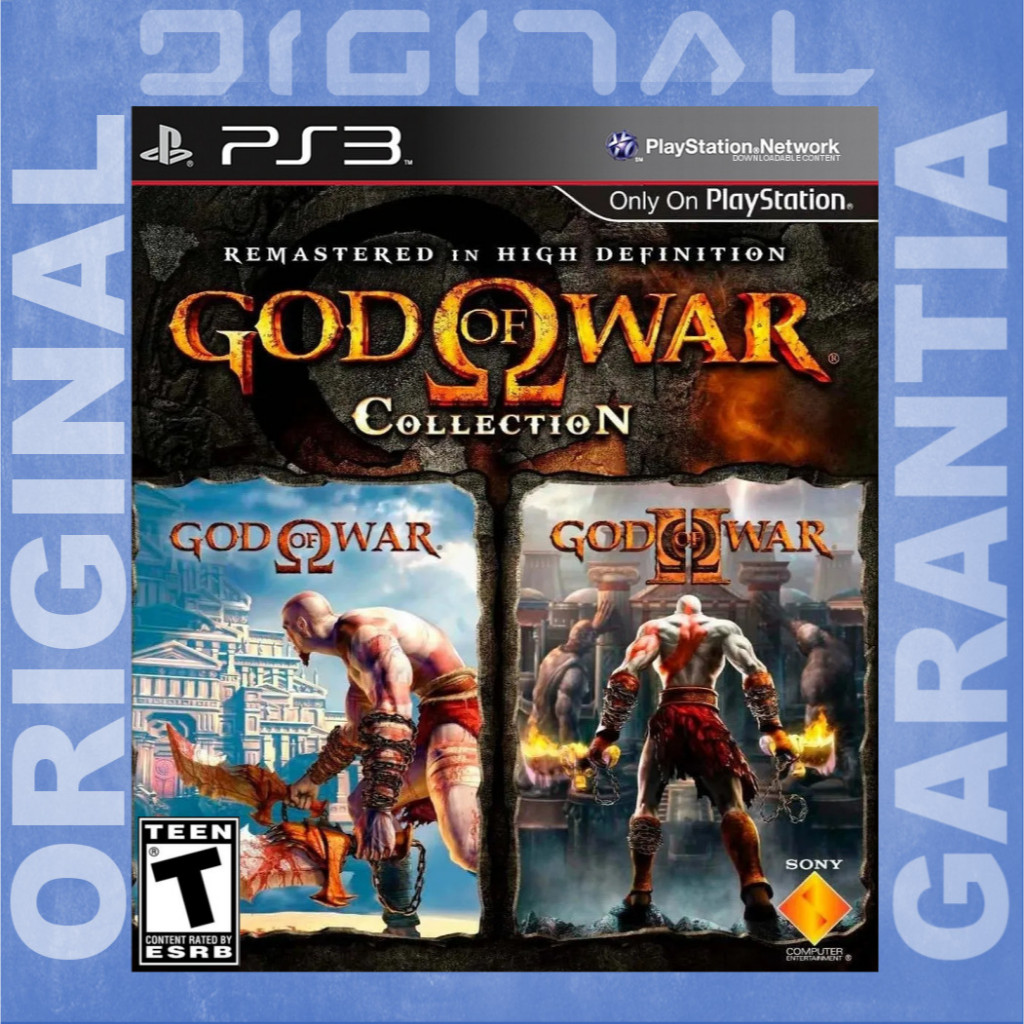God of War 3 jogo original ps3 - Corre Que Ta Baratinho