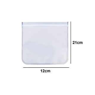 Porta Objetos Transparente Fechamento Em Zip Zap 21X12Cm Estojinho Organizador Estojo Necessaire Silicone em Oferta na Shopee