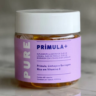 Adeus Sintomas da Menopausa - O Melhor Tratamento da Shopee - Pure Prímula + Linhaça e Borragem