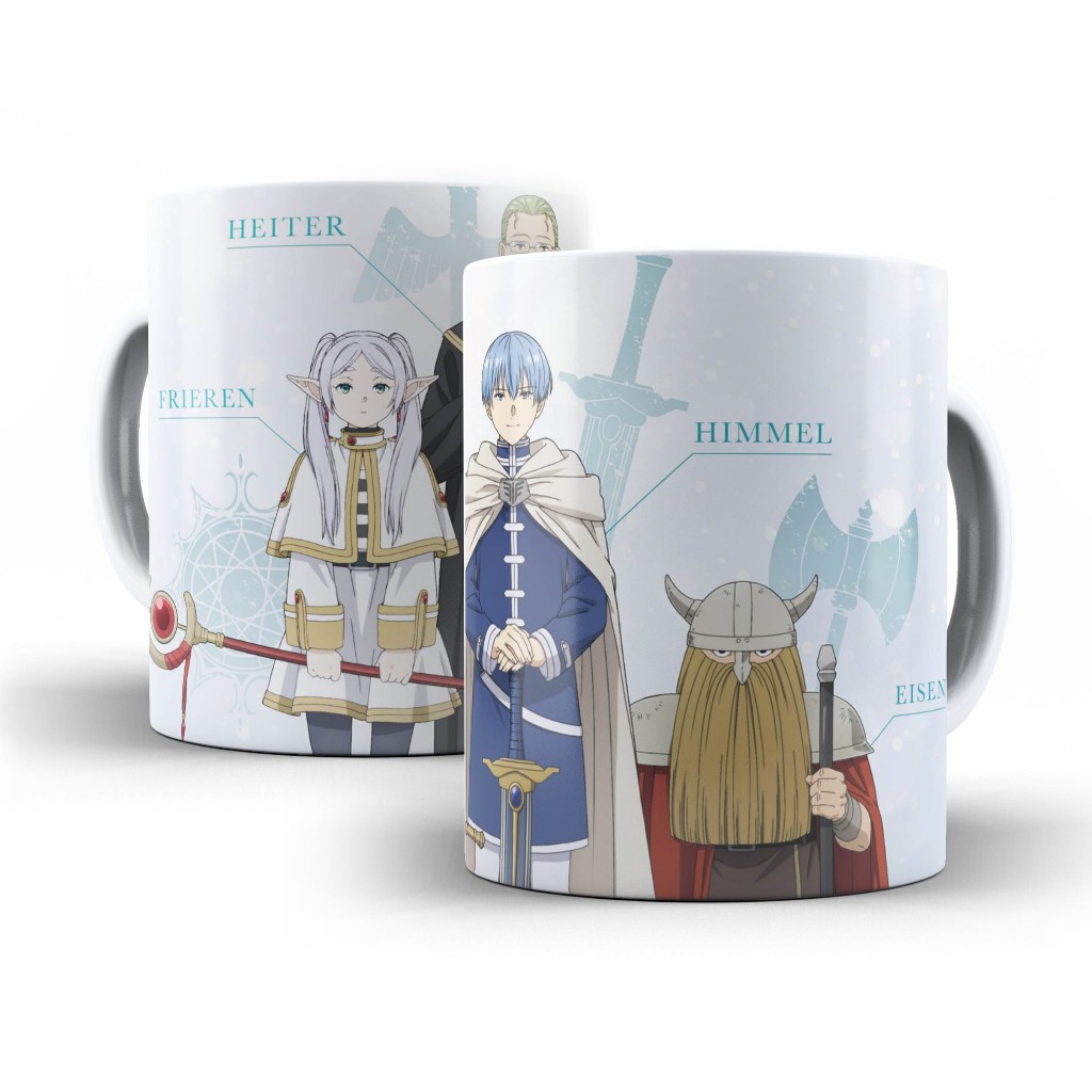 Caneca Frieren Porcelana Personalizada Presente Luxo Anime 2024 - 009218