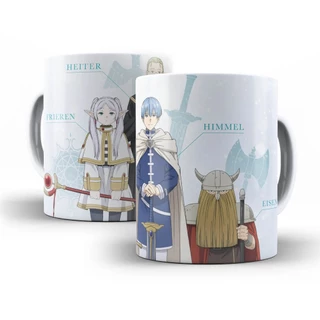 Caneca Frieren Porcelana Personalizada Presente Luxo Anime 2024 - 009218