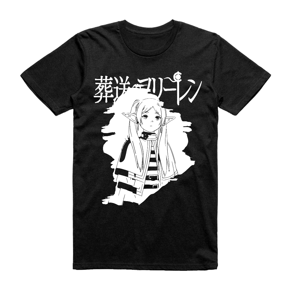Camiseta anime mangá frieren elfa