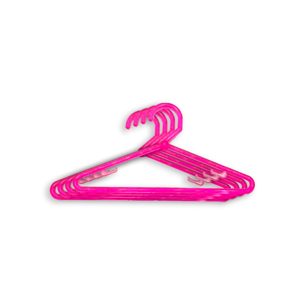 30 Cabide Infantil Acrílico Meu Mundo Rosa Top Moda | Shopee Brasil