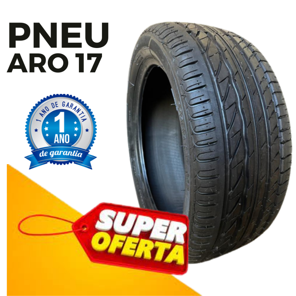 Pneu Aro 17 Primeira linha - Nacional - 225/45/17 Perfil baixo | Shopee ...