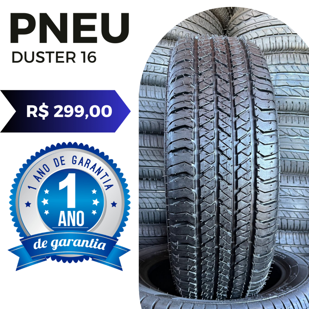 Pneu Duster Aro 16 - Primeira Linha 215-65-16