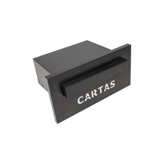 Caixa De Correio Moderna Embutir Preto Fosco Escrito Cartas