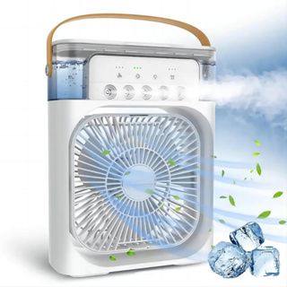 Mini Ar Ventilador A Vapor Portátil Reservatório de água USB Com Led