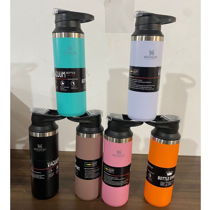 Garrafa 510ml Térmico Portátil De Aço Inox Camada Dupla Quente e frio