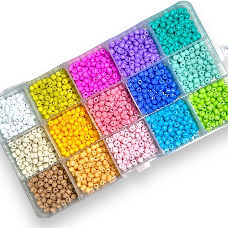 Paleta De Miçangas Para Pulseiras Colares De Bijuterias biju missanga ...