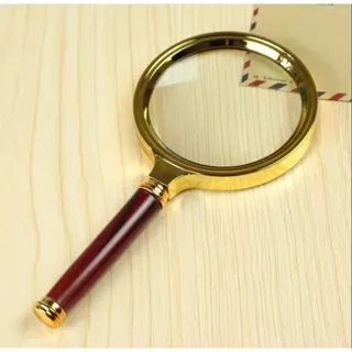Lupa De Luxo Com Lente De Aumento 70MM Magnifier ou 90MM Vintage Lente de Vidro Poder de Ampliação 10x em Oferta na Shopee