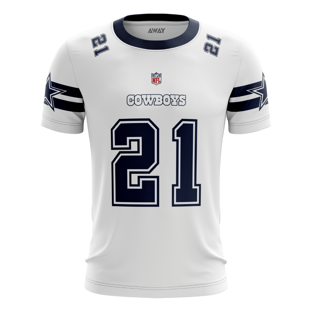 Camisa Camiseta Dallas Cowboys Nfl Futebol Americano Elliott Adulto e Infantil