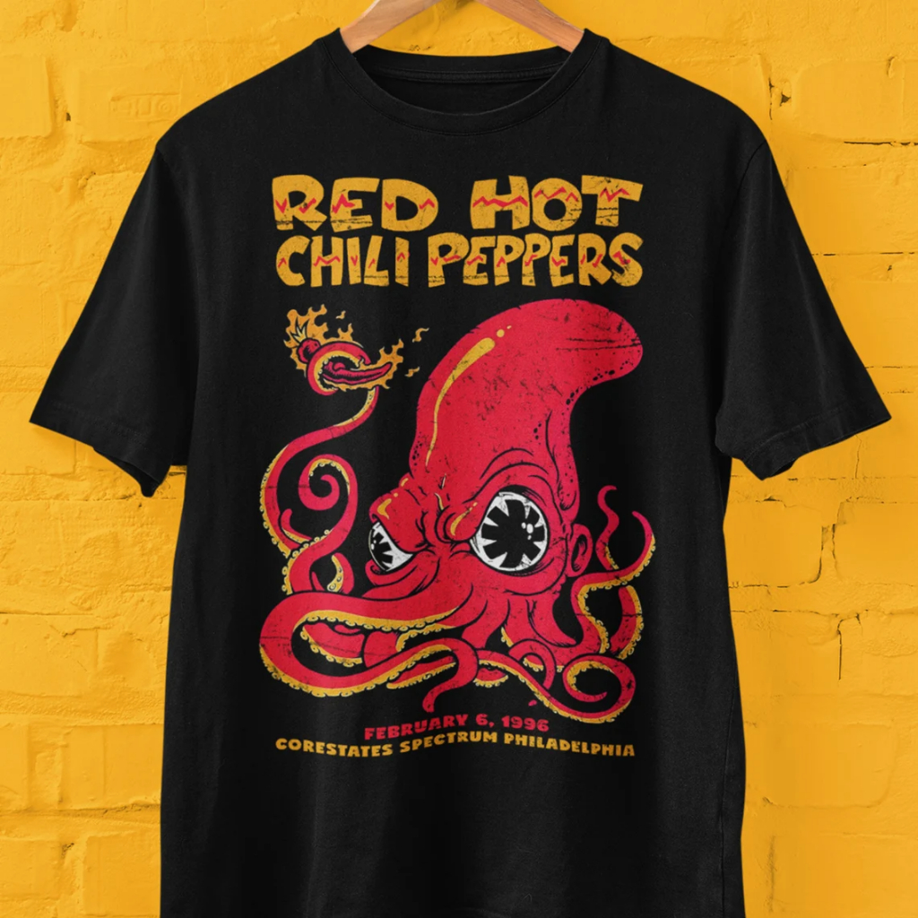 Camiseta T-shirt Unissex Red Hot Chilis Peppers | Shopee Brasil