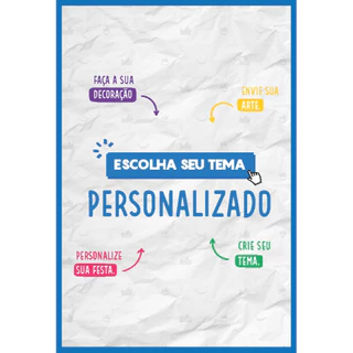 Painel Festa Personalizado Lateral para Casadinho Sua Arte Aqui!