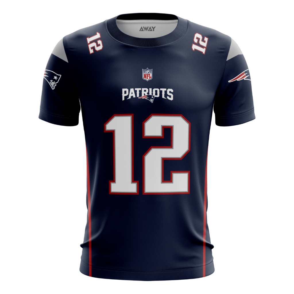 Camisa Camiseta New England Patriots Nfl Futebol Americano Brady Adulto e Infantil