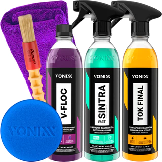 Kit Shampoo V-Floc pH Neutro Cera Tok Final Sintra Fast Vonixx