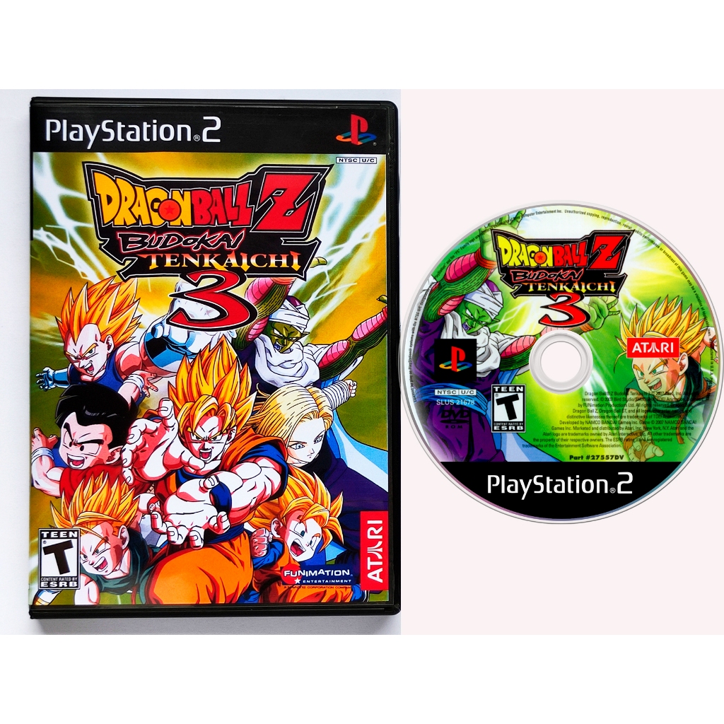 DRAGON BALL Z BUDOKAI TENKAICHI 3 DUBLADO (VERSÃO 3.0) TRADUZIDO PORTUGUÊS  - PS2 JOGO PLAYSTATION 2 GAME - A069 - Desconto no Preço