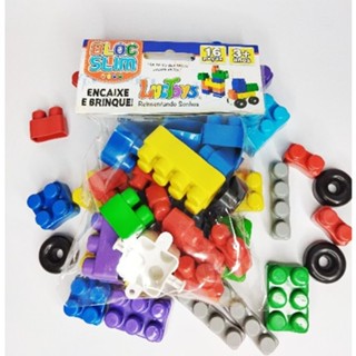 Blocos de Montar Infantil 84 peças Super Blocos Brinquedo Educativo Paki  Toys - Brinquedos de Montar e Desmontar - Magazine Luiza