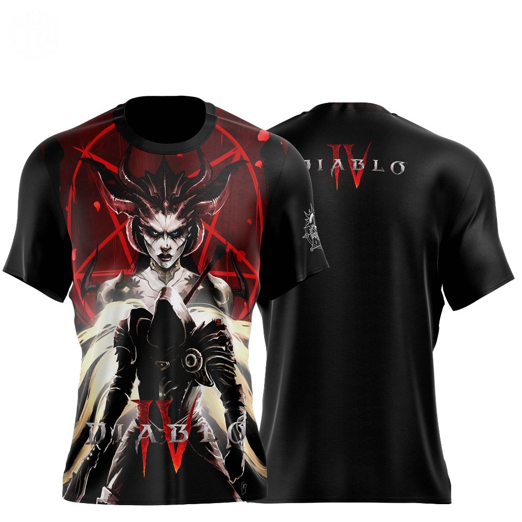 Camiseta Personalizada Game Diablo IV Masculino 1