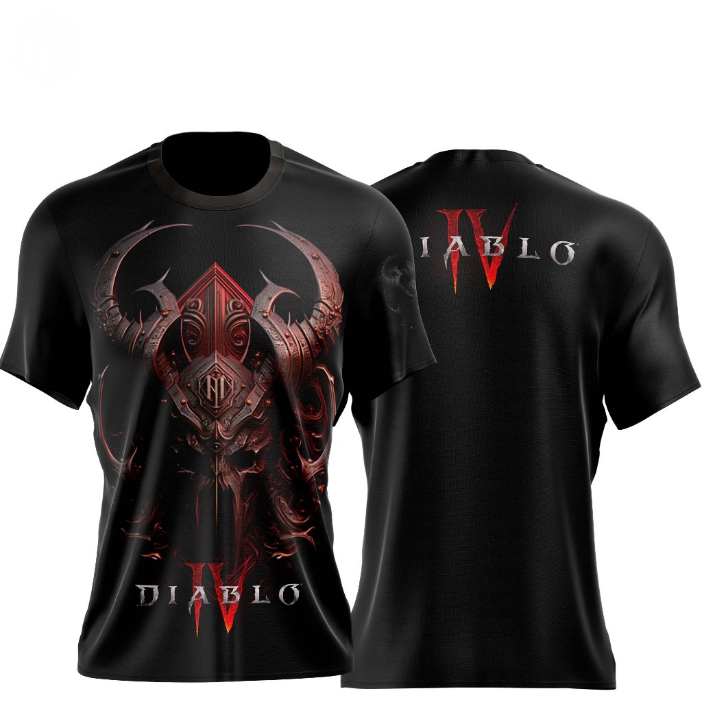 Camiseta Personalizada Game Diablo IV Masculino Dry Fit 2