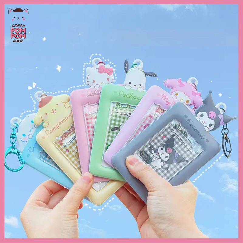 Chaveiro porta photocard Sanrio