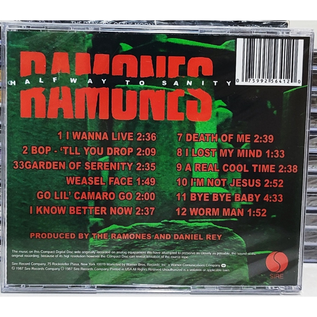 RAMONES - HALFWAY TO SANITY - 0075992564120 - Oporto Da Música