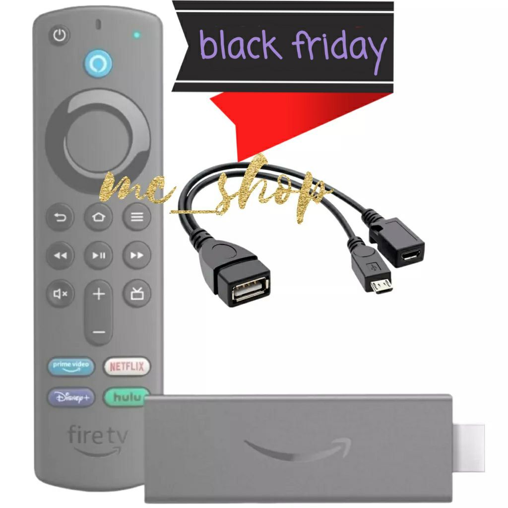 2 Cavi OTG Di Ricambio Per Fire Stick 4K E Amazon Fire TV – Accessonico, Connettore RJ45, Colore Nero
